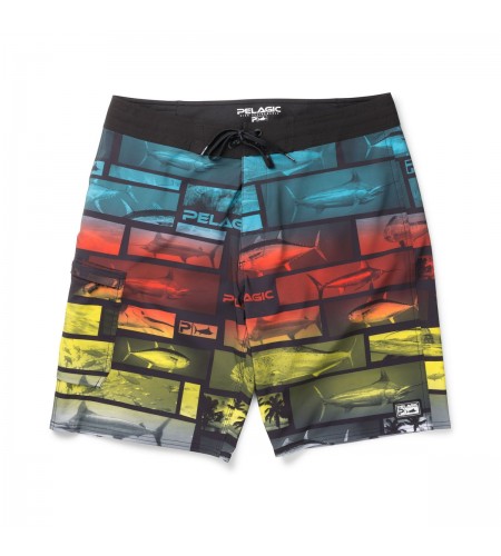 PANTALONCINO PELAGIC BLUE WATER FISHING SHORTS MULTI